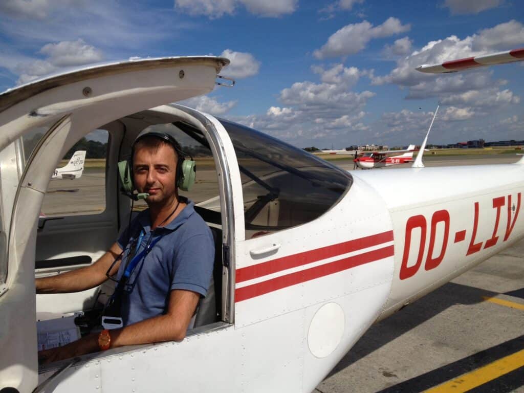 First solo for Alain!