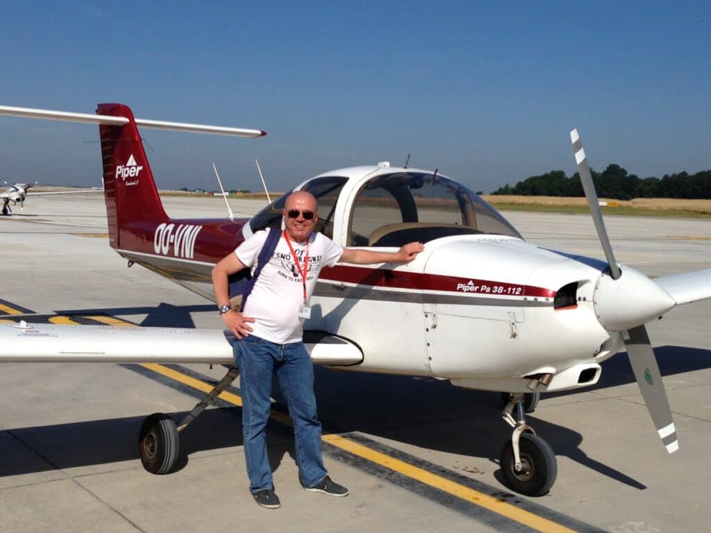 Aniceto is a private pilot!
