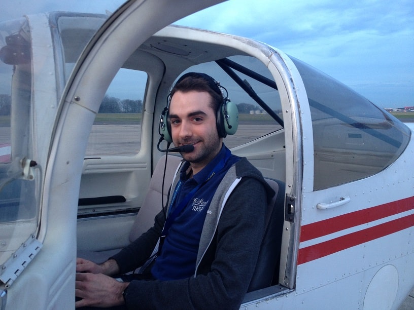 First solo for Bertrand!
