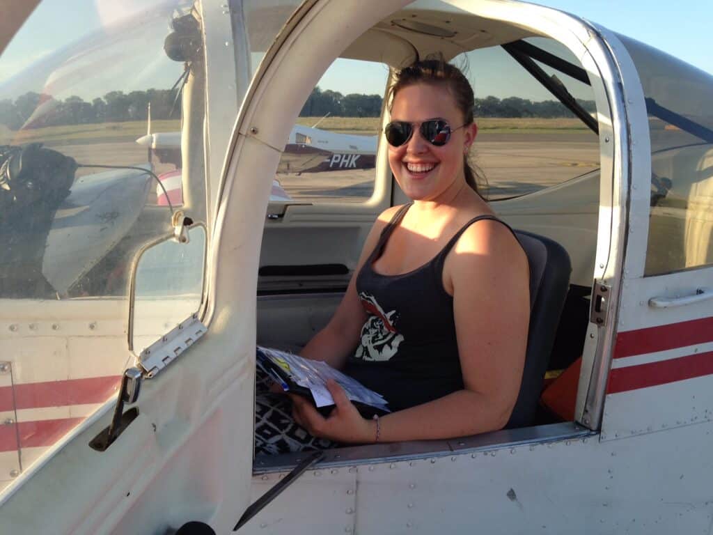 First Solo for Candice!