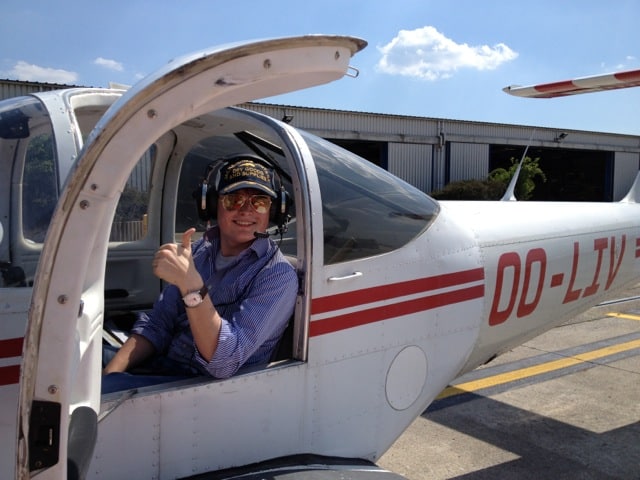 First solo for Charles!