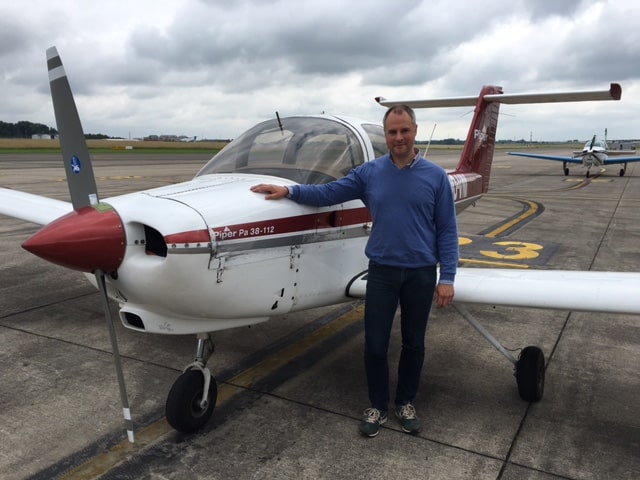 First Solo for Christophe!