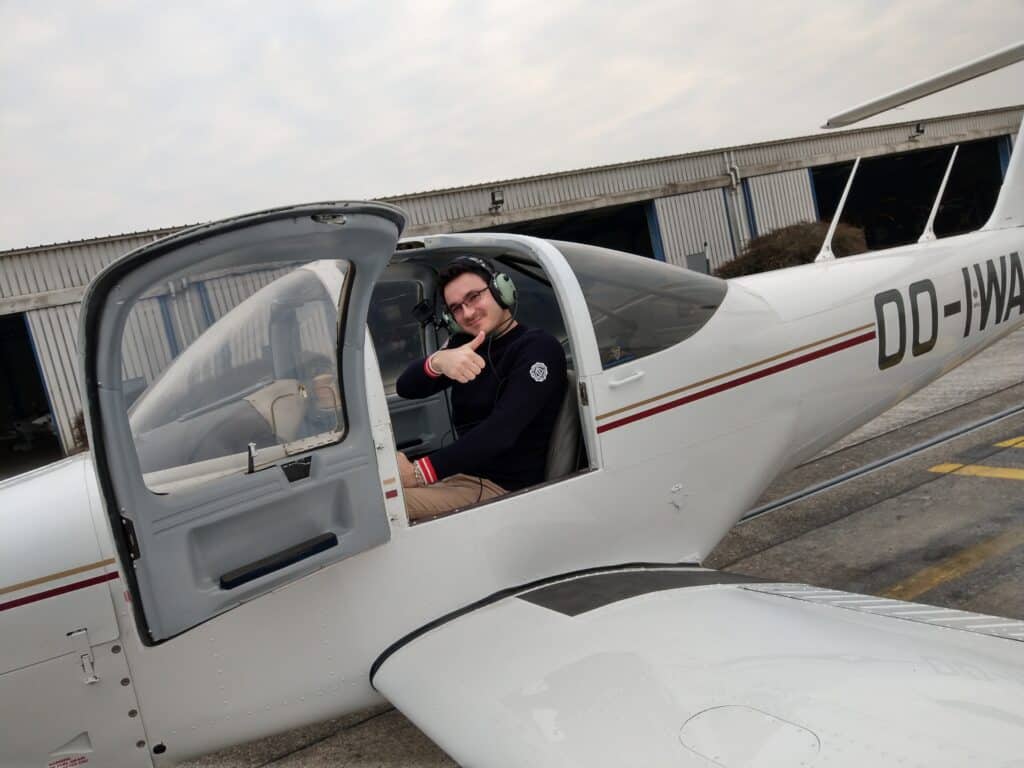 First Solo for Costin!