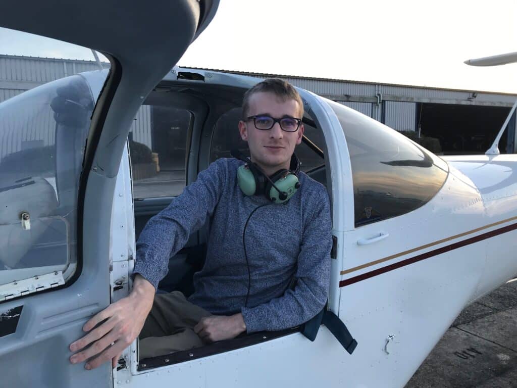 First Solo for Damien!