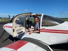 Florian is a private pilot!