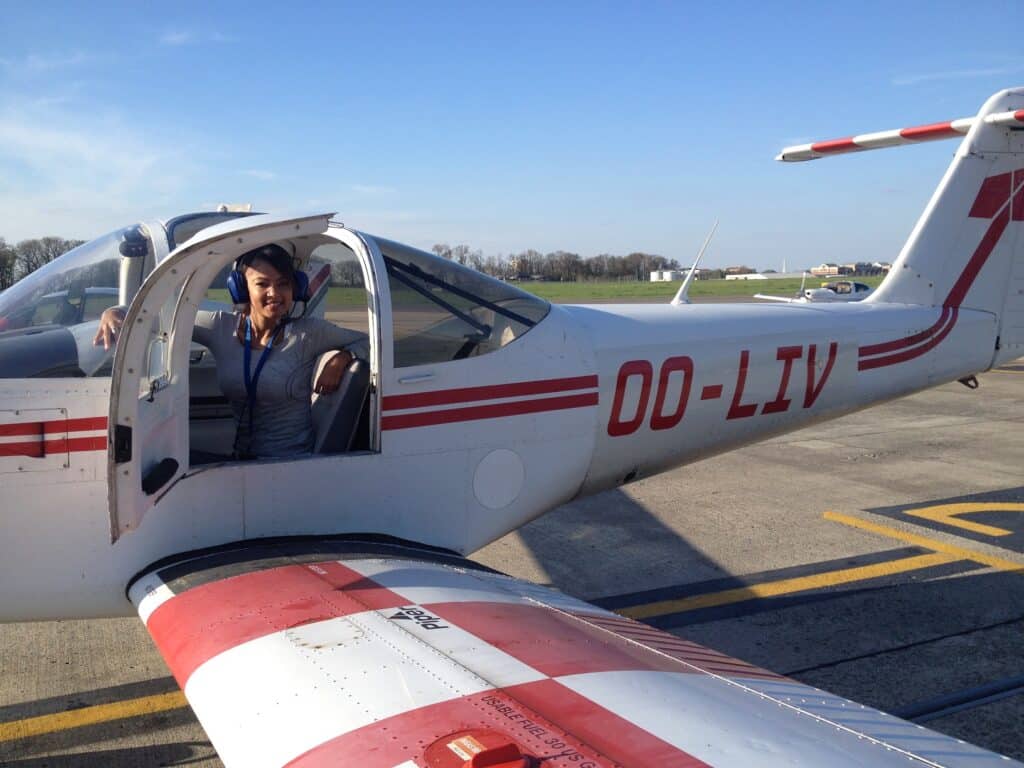 First solo for Helene!