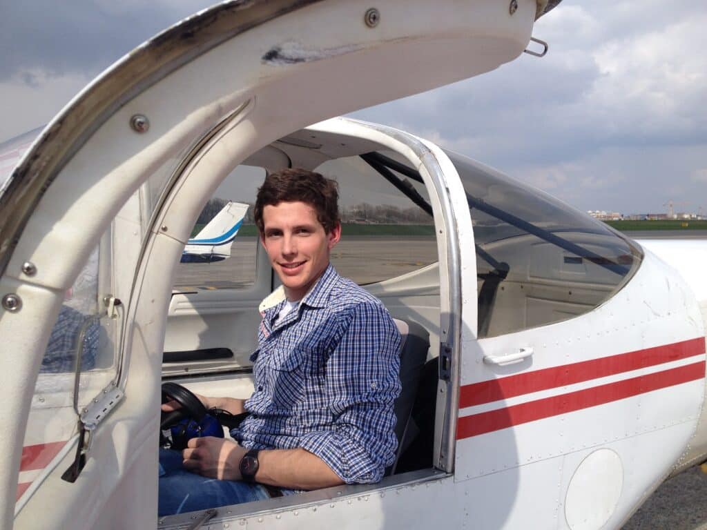 First solo for Maxime!