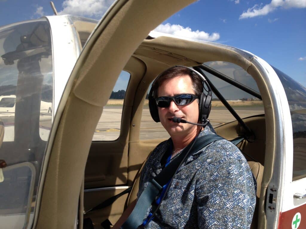Mike is a private pilot!