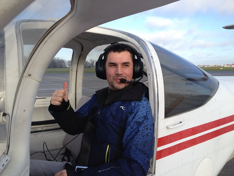 First solo for Ronald!