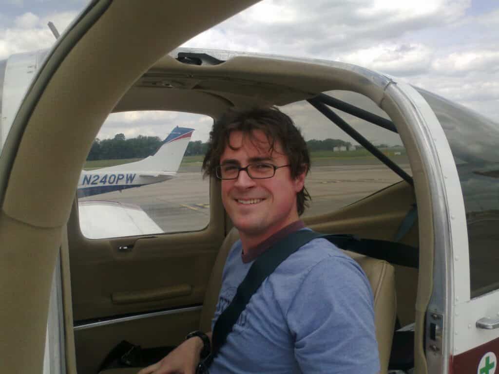 Trey is a private pilot!