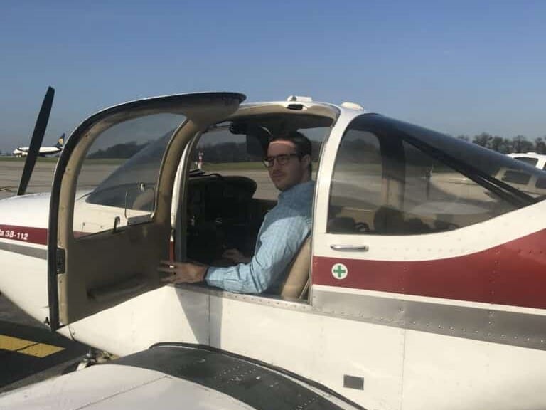 First Solo for Javier!