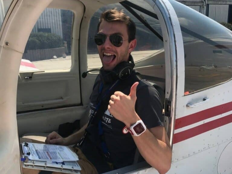 First Solo for Maxence!