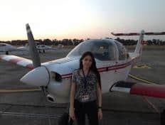 First solo for Astrid