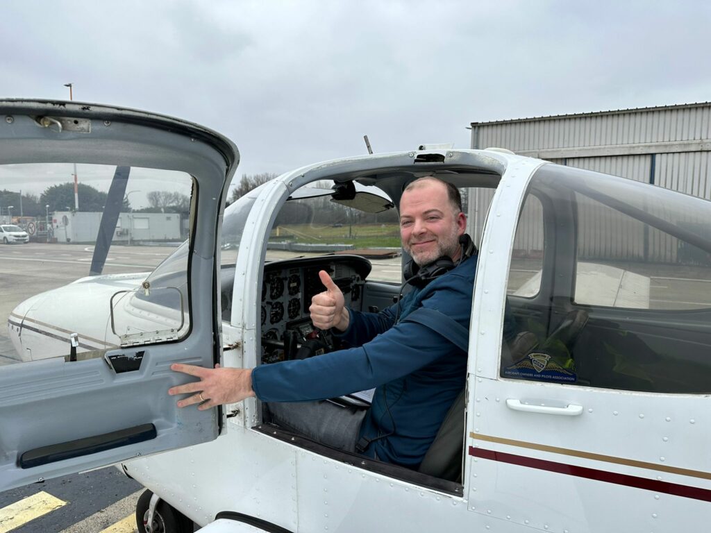 First Solo for Geoffrey!