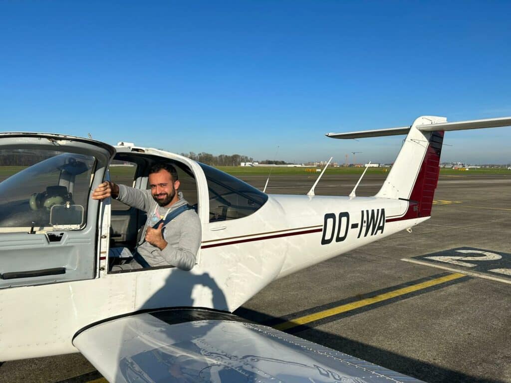 First Solo for Mohammad!