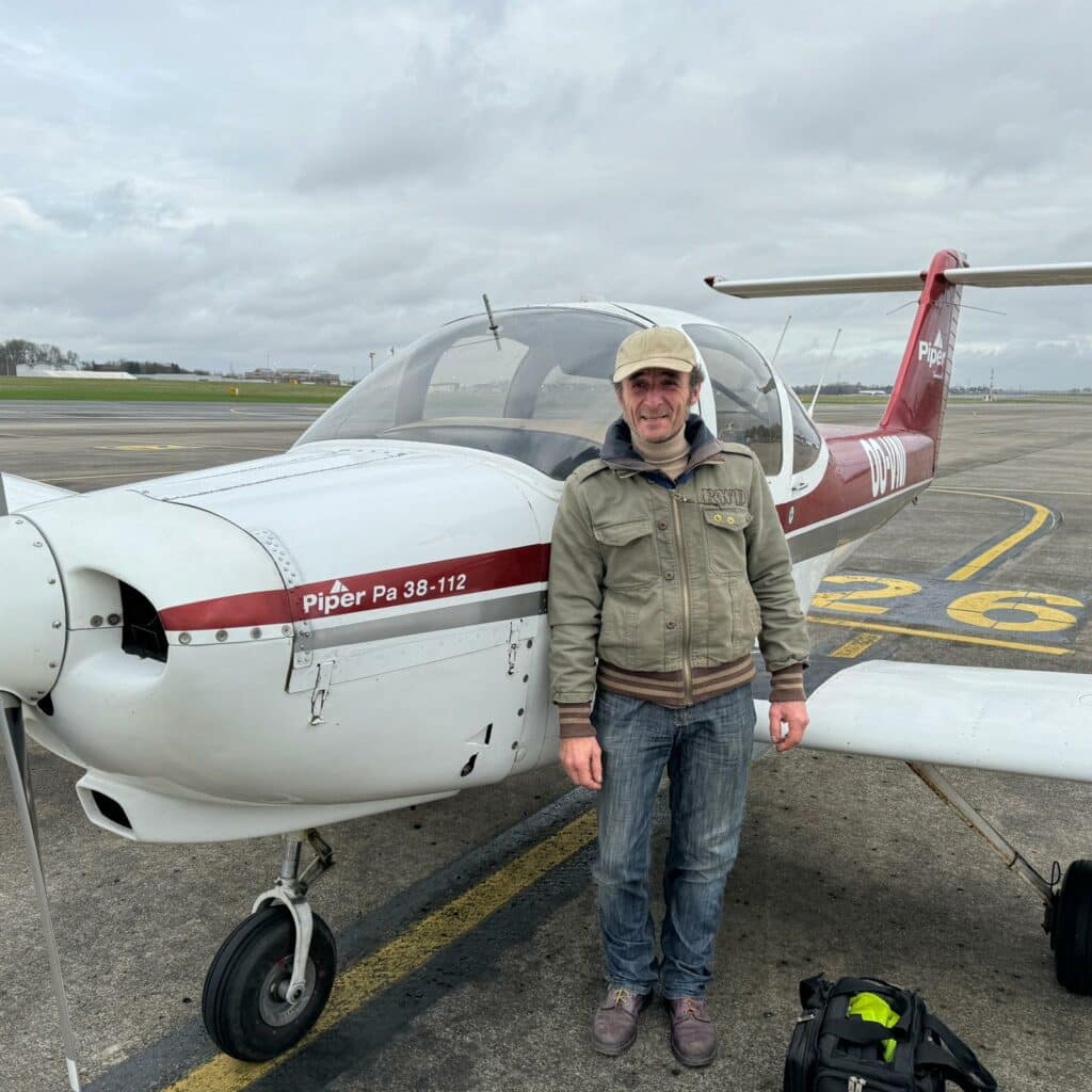 First Solo for Fabrice!