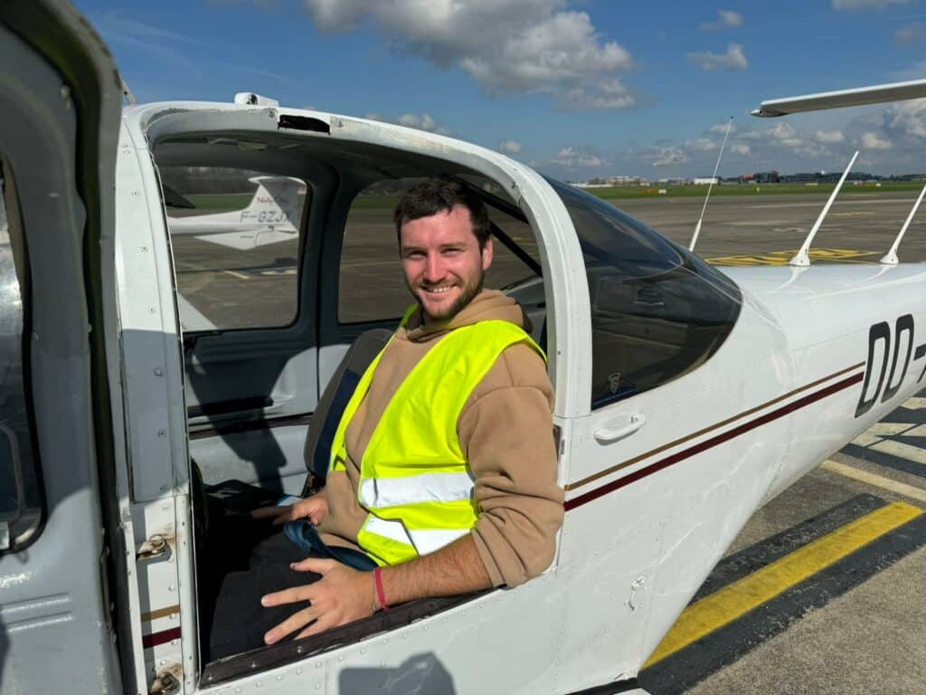 First Solo for Manuel!