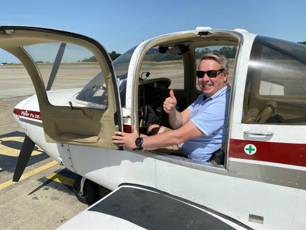 Philippe is a private pilot!